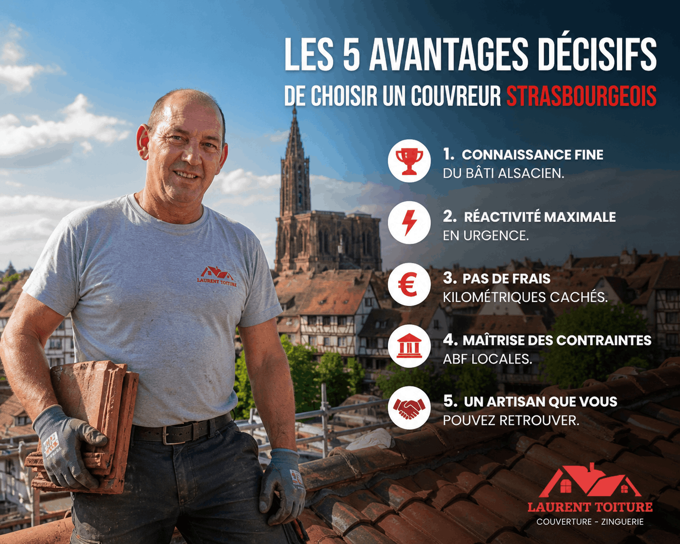 les 5 avantages décisifs de choisir un couvreur strasbourg avec laurent toiture strasbourg