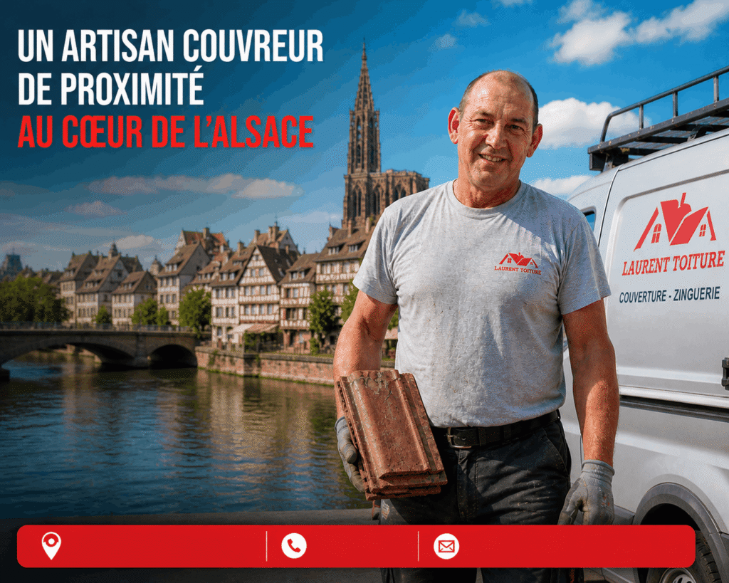 Couvreur Strasbourg artisan couvreur de proximité au cœur de l'alsace avec Laurent Toiture Strasbourg