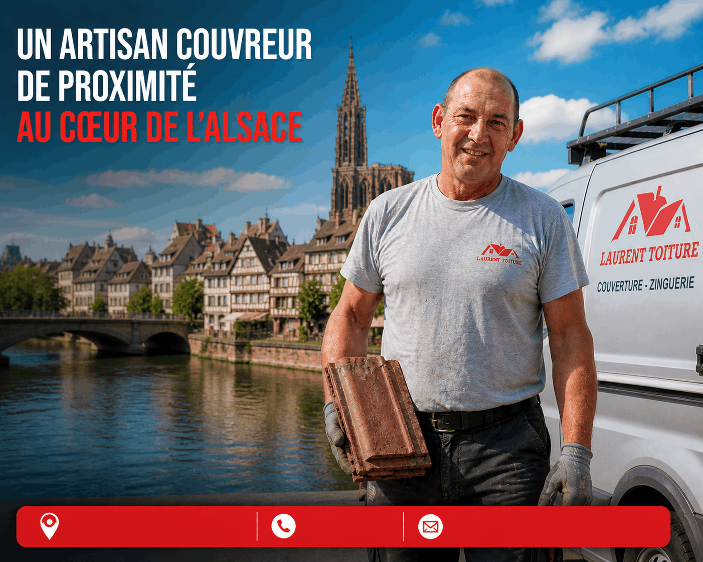 artisan couvreur de proximité au cœur de l'alsace avec Laurent Toiture Strasbourg